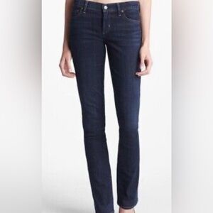 Citizens of Humanity Ava Low Rise Straight Leg Jeans Dark blue Wash Size 29